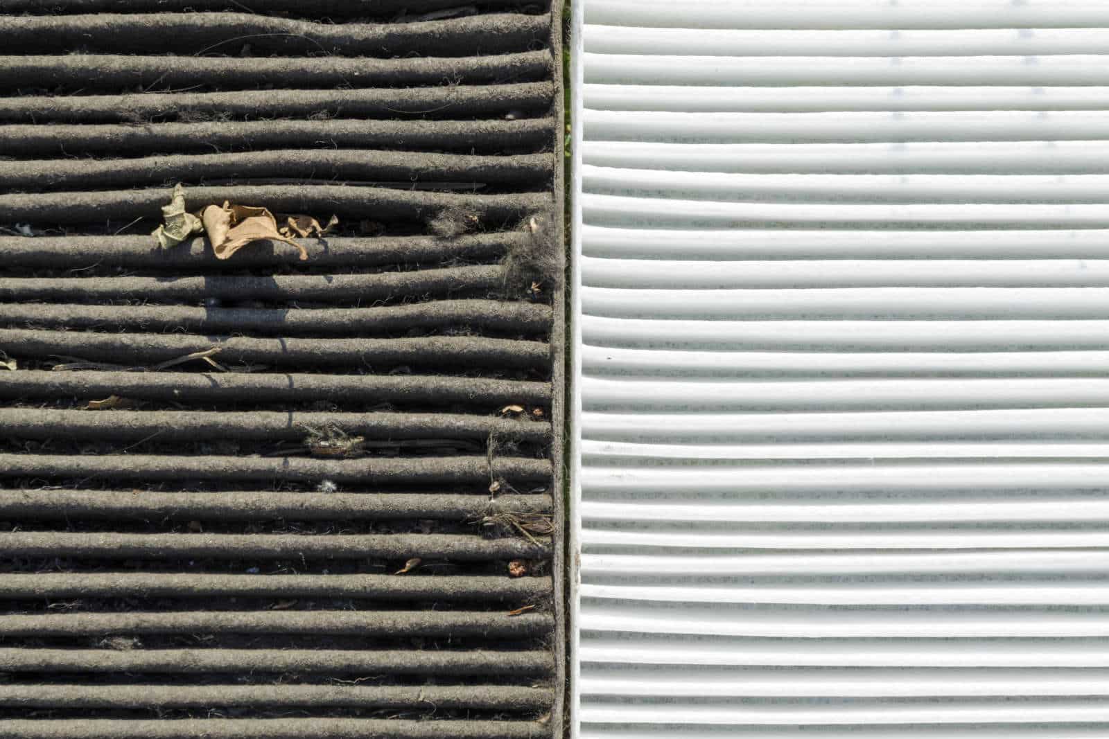 furnace is blowing cold air because the air filter is dirty