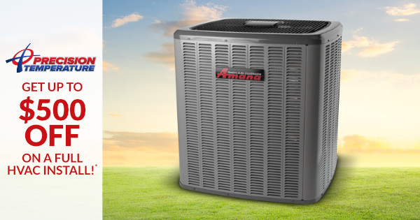 Up to $500 Off a Full HVAC Install - July 2017