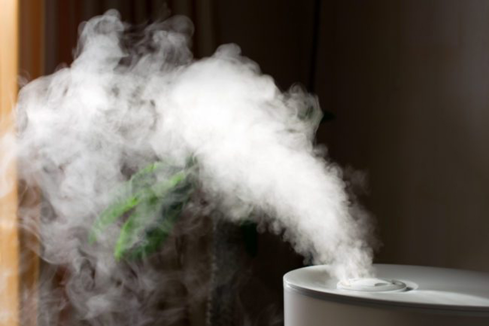 Humidifier steaming