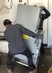 Replacing a furnace in residential home