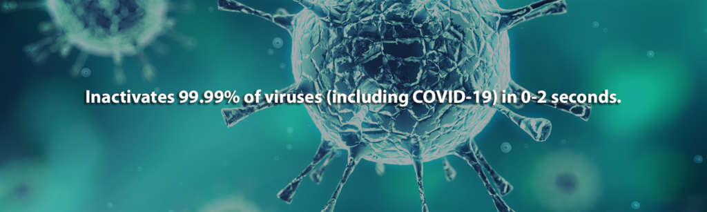 air purifiers inactivate 99.99% of viruses including COVID-19
